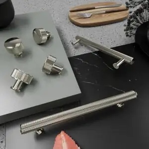 Alexander Wilks Knurled Nickel Handle